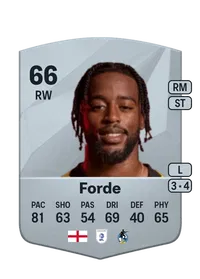 Shaqai Forde Common 66 Overall Rating