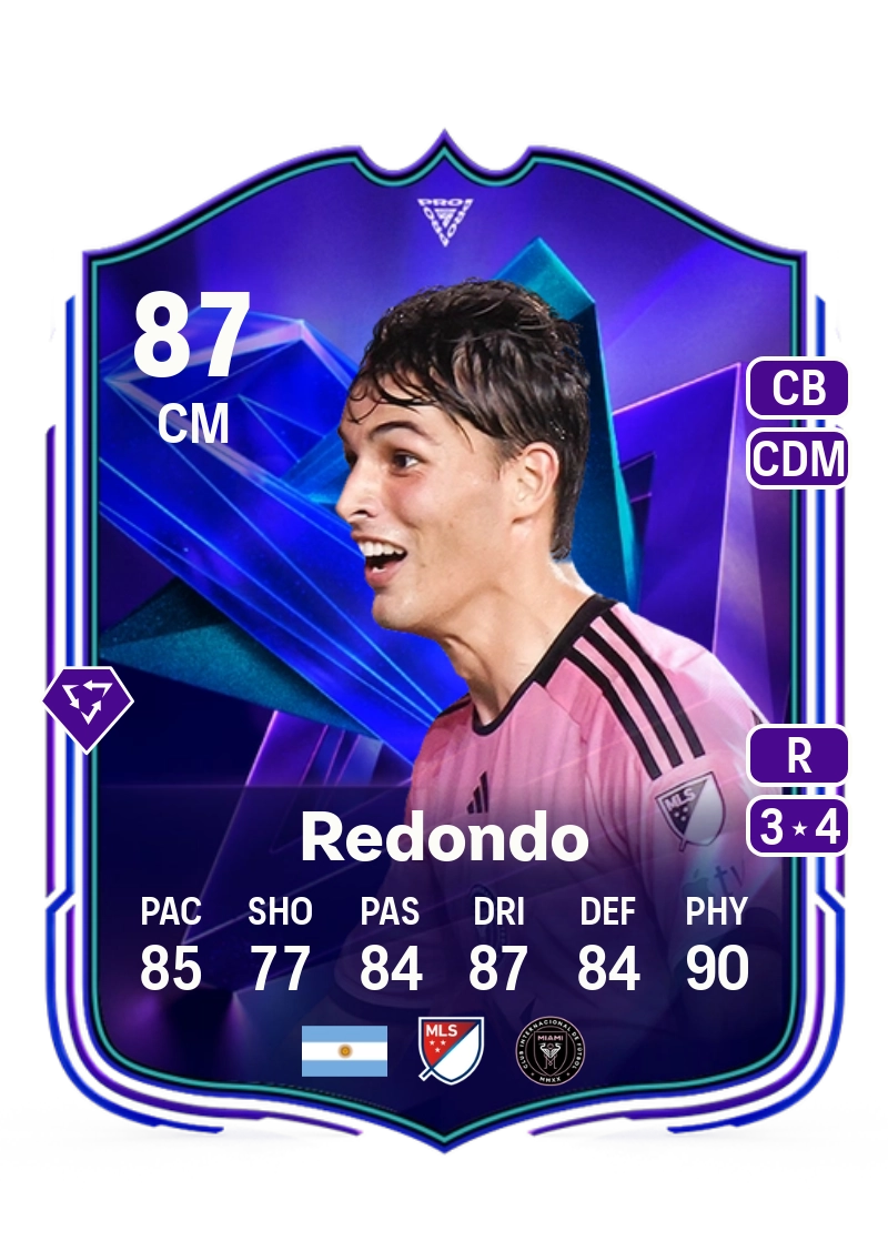 Federico Redondo FC Pro Live 87 Overall Rating