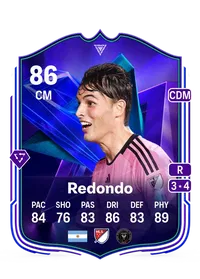 Federico Redondo FC Pro Live 86 Overall Rating