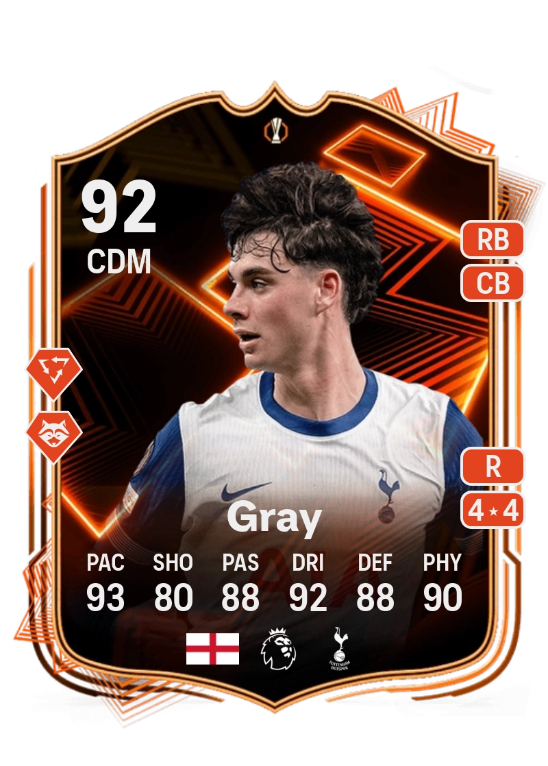 Archie Gray UEL Dreamchasers 92 Overall Rating