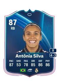 Antônia Silva UWCL Road to the Knockouts 87 Overall Rating