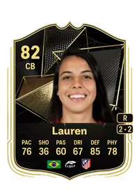 Lauren Team of the Week 82 Overall Rating