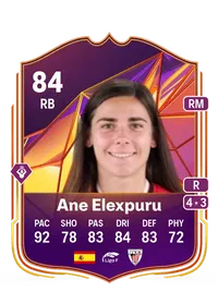 Ane Elexpuru Track Stars 84 Overall Rating