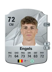 Arne Engels Rare 72 Overall Rating