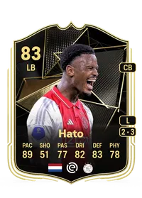 Jorrel Hato Team of the Week 83 Overall Rating