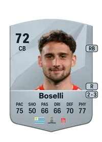 Sebastián Boselli Common 72 Overall Rating