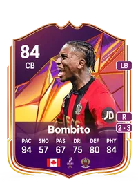 Moïse Bombito Track Stars 84 Overall Rating