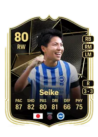 Kiko Seike Team of the Week 80 Overall Rating