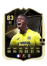 Thierno Barry Team of the Week 83 Overall Rating