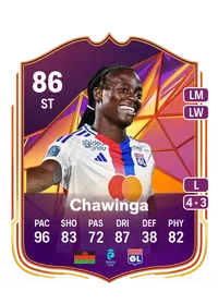 Tabitha Chawinga Track Stars 86 Overall Rating