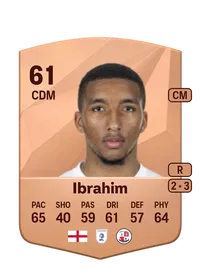 Bradley Ibrahim Common 61 Overall Rating