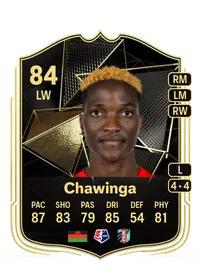 Temwa Chawinga Team of the Week 84 Overall Rating