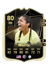 Makenna Morris Team of the Week 80 Overall Rating