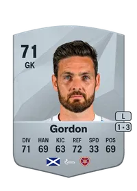 Craig Gordon Common 71 Overall Rating