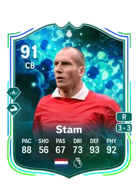 Jaap Stam Grassroot Greats Hero 91 Overall Rating