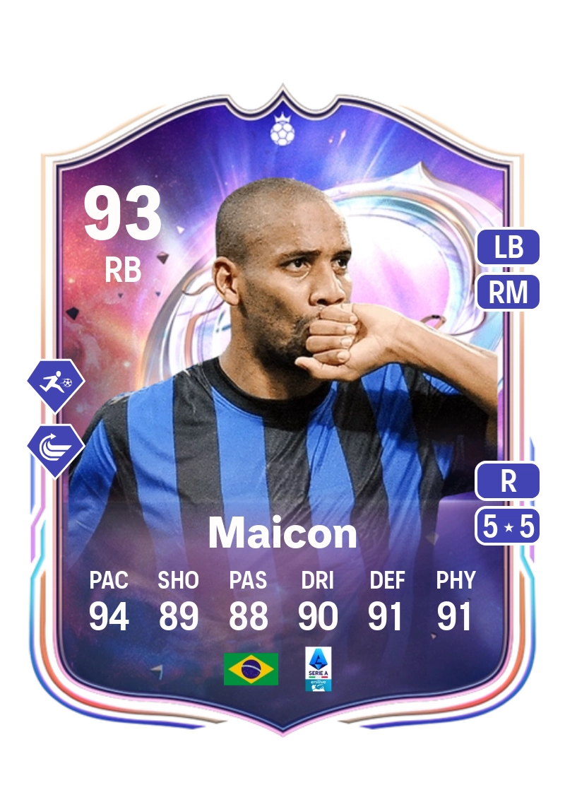 Maicon Fantasy FC Hero 93 Overall Rating
