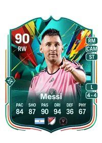 Lionel Messi Total Rush 90 Overall Rating