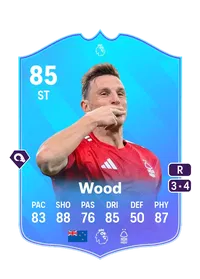 Chris Wood POTM Premier League 85 Overall Rating