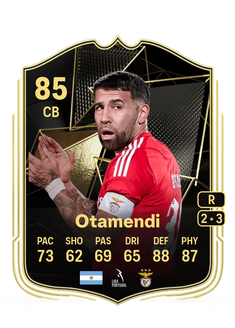 Nicolás Otamendi Team of the Week 85 Overall Rating
