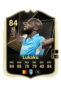 Romelu Lukaku Team of the Week 84 Overall Rating