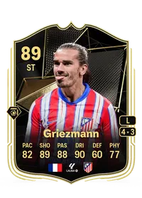 Antoine Griezmann Team of the Week 89 Overall Rating