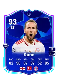 Harry Kane UCL Road to the Knockouts 93 Overall Rating