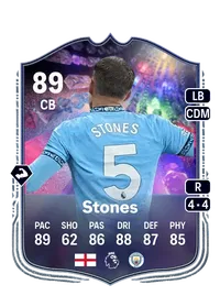 John Stones NumeroFUT 89 Overall Rating