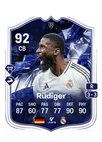 Antonio Rüdiger TOTY Honourable Mentions 92 Overall Rating