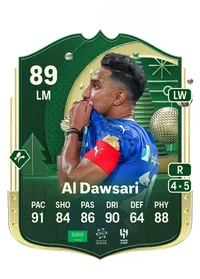 Salem Al Dawsari Winter Wildcards 89 Overall Rating