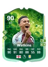 Ollie Watkins Grassroot Greats 90 Overall Rating