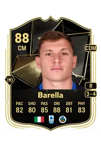 Nicolò Barella Team of the Week 88 Overall Rating