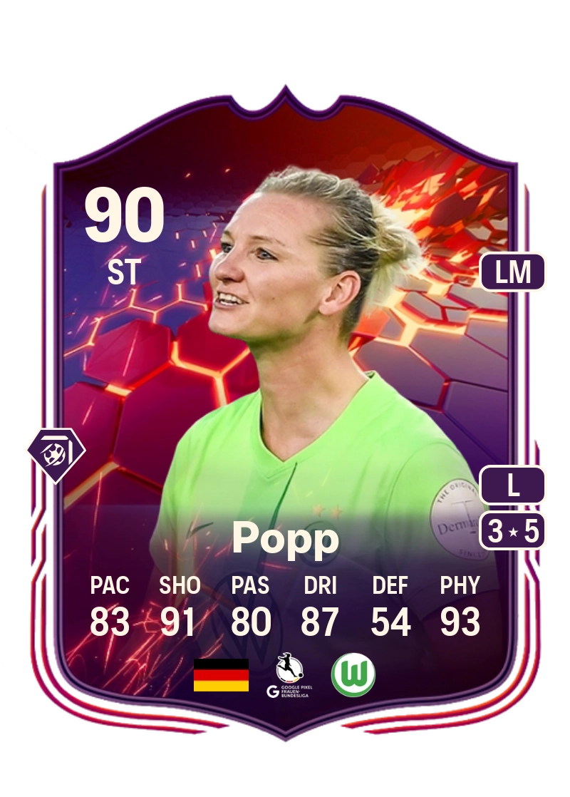 Alexandra Popp Trailblazers 90 Overall Rating