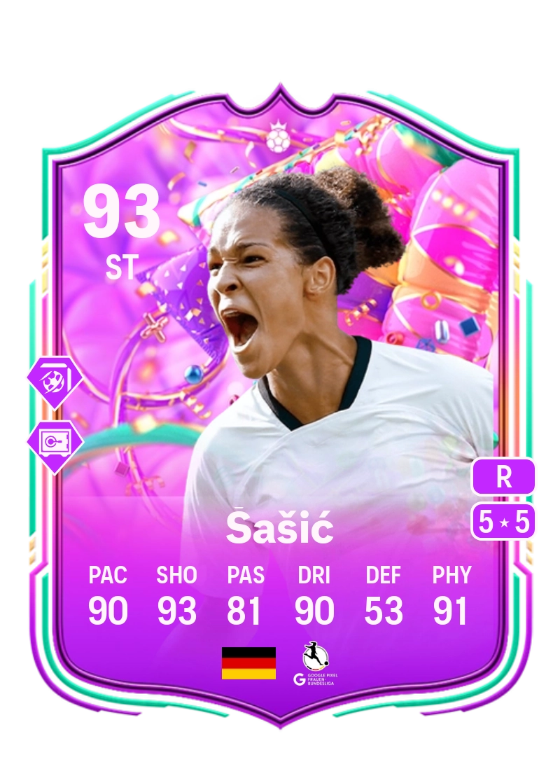 Celia Šašić FUT Birthday Hero 93 Overall Rating
