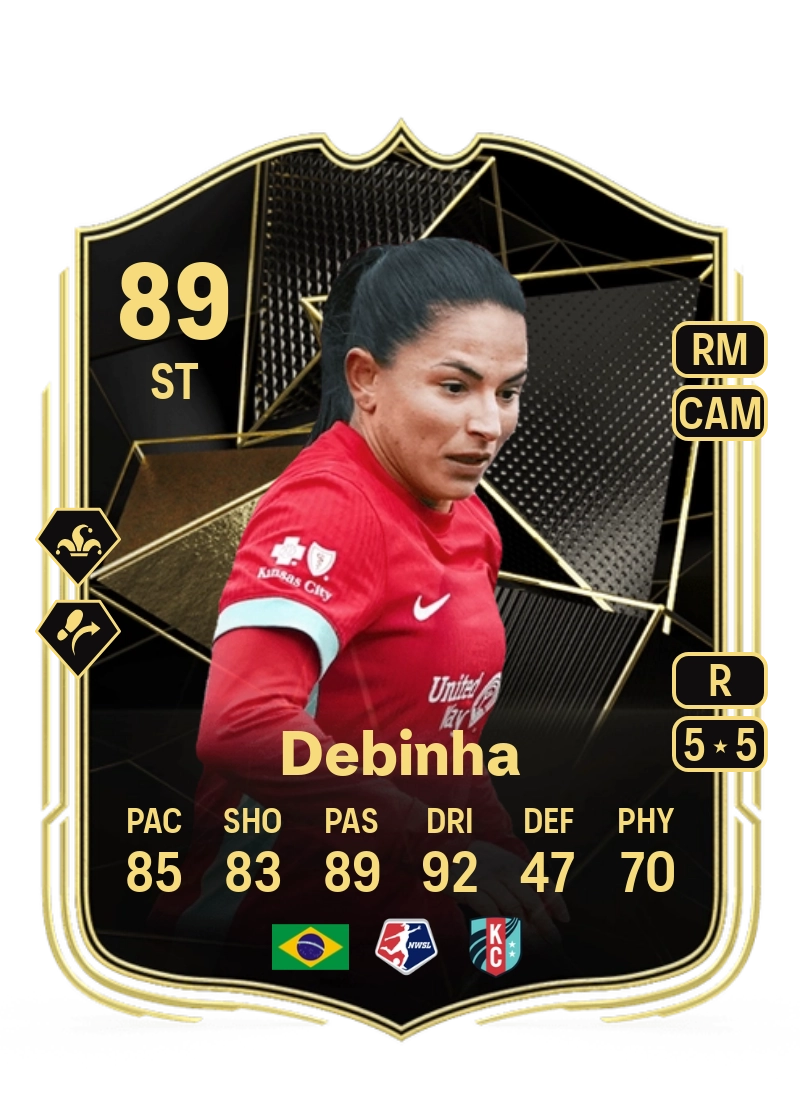 Debinha Team of the Week 89 Overall Rating