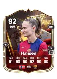 Caroline Graham Hansen Centurions 92 Overall Rating