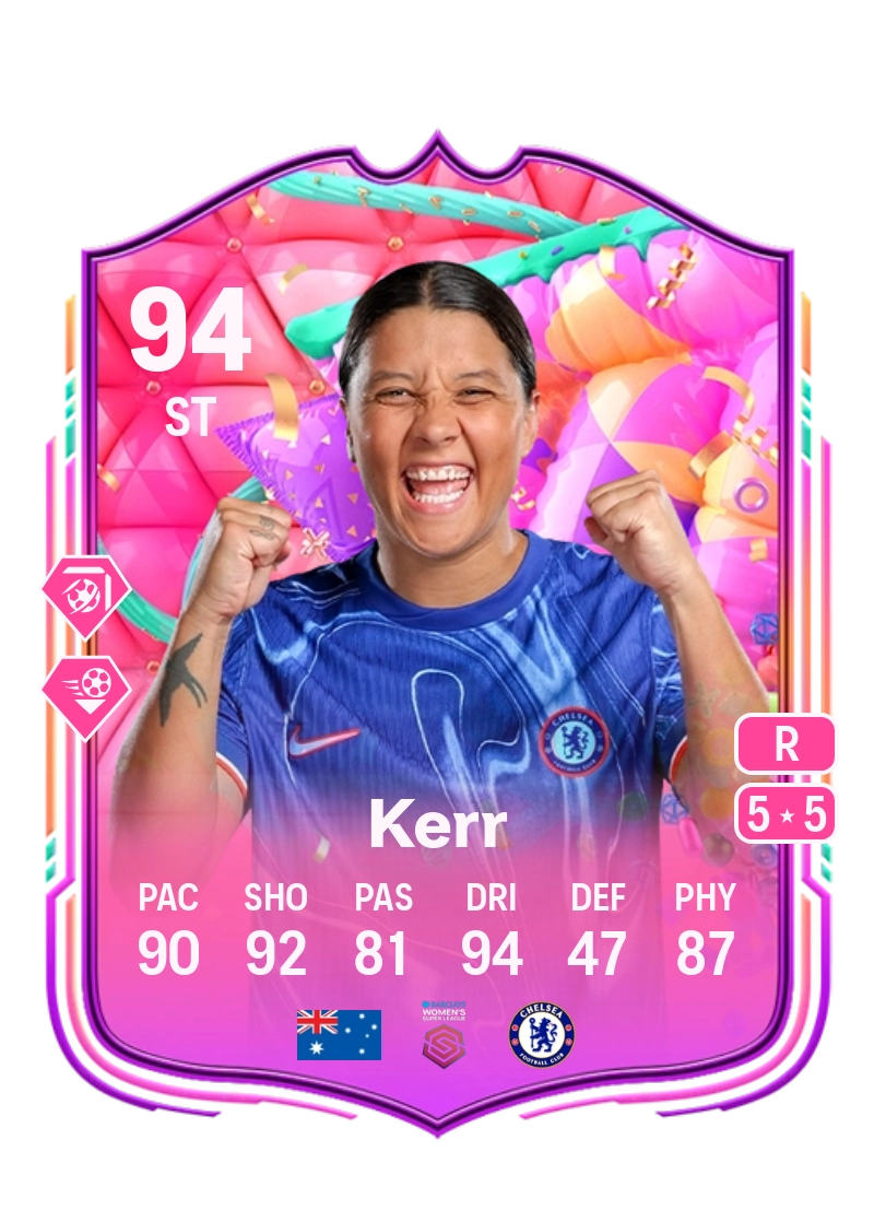 Sam Kerr FUT Birthday 94 Overall Rating