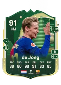 Frenkie de Jong Winter Wildcards 91 Overall Rating