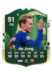 Frenkie de Jong Winter Wildcards 91 Overall Rating