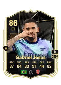 Gabriel Jesus Team of the Week 86 Overall Rating