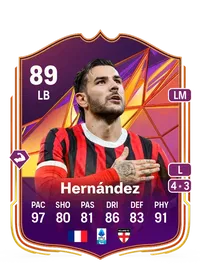 Theo Hernández Track Stars 89 Overall Rating