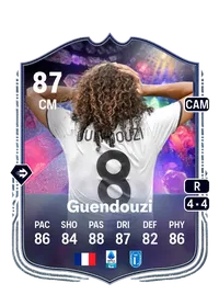 Mattéo Guendouzi NumeroFUT 87 Overall Rating