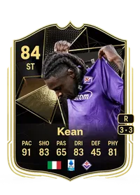 Moise Kean Team of the Week 84 Overall Rating