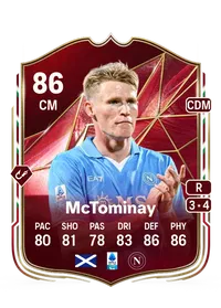 Scott McTominay Winter Champions 86 Overall Rating