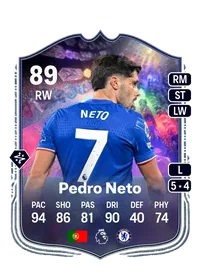 Pedro Neto NumeroFUT 89 Overall Rating