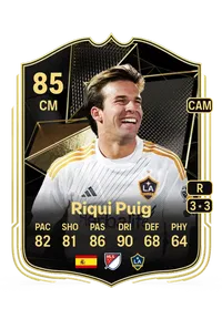 Riqui Puig Team of the Week 85 Overall Rating