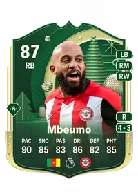 Bryan Mbeumo Winter Wildcards 87 Overall Rating