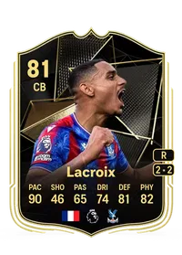 Maxence Lacroix Team of the Week 81 Overall Rating