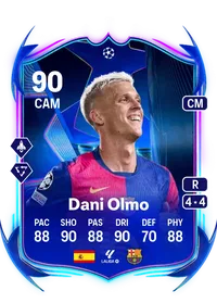 Dani Olmo UCL Road to the Final 90 Overall Rating