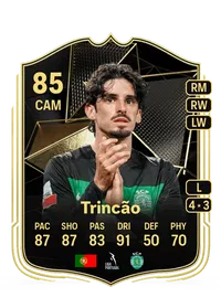 Trincão Team of the Week 85 Overall Rating