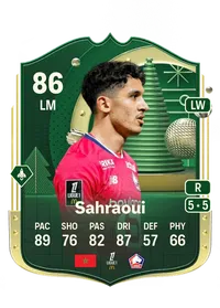 Osame Sahraoui Winter Wildcards 86 Overall Rating